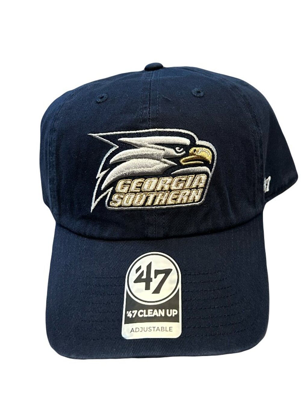 NWT Georgia Southern Eagles '47 Brand Clean-Up Script Logo Adjustable Hat